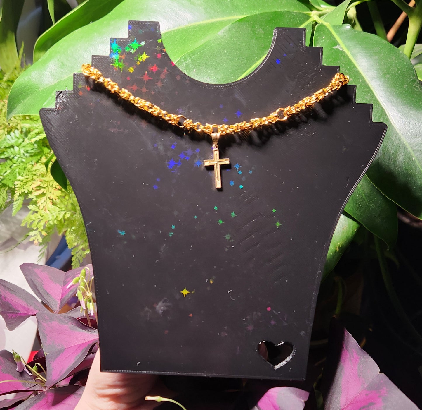 Byzantine plated cross