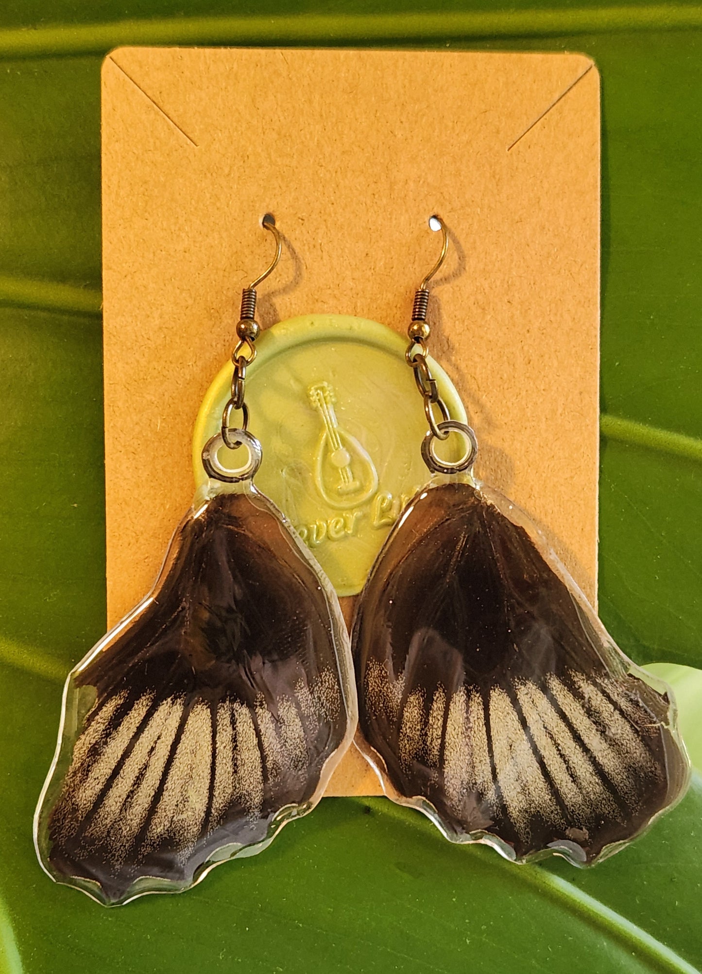 Brilliant red ear-wings