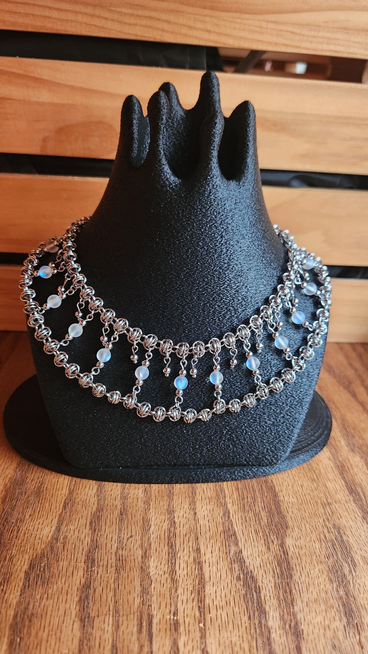 Collar Choker with Flash beads