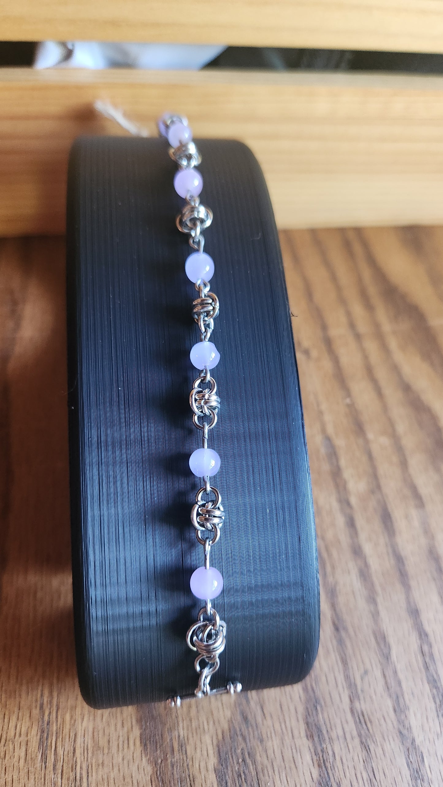 Bracelet Barrel and Beads (lilac)