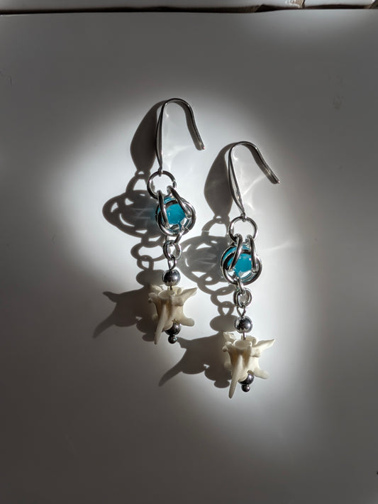Captive Snake Earrings