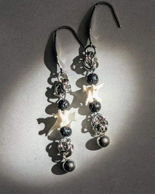 Micromail Snake Earrings