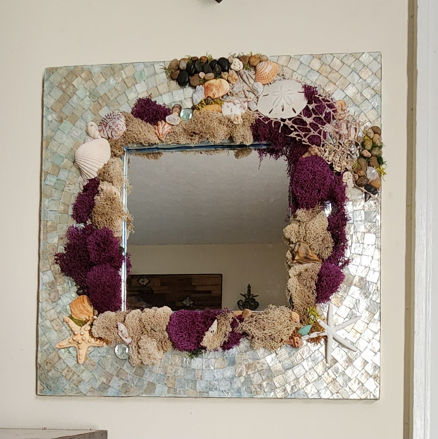 Nautical Moss Mirror