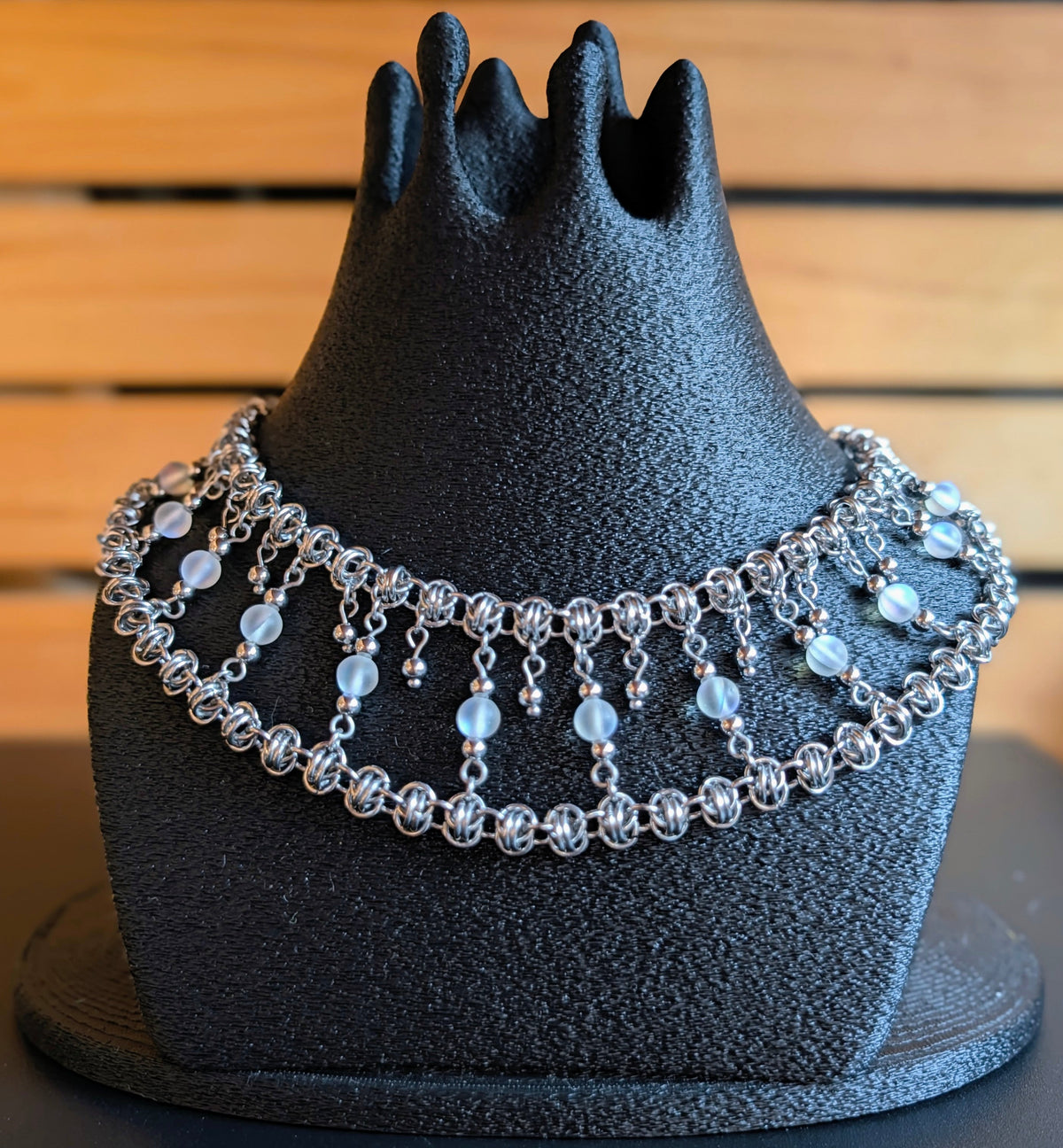 Collar Choker with Flash beads