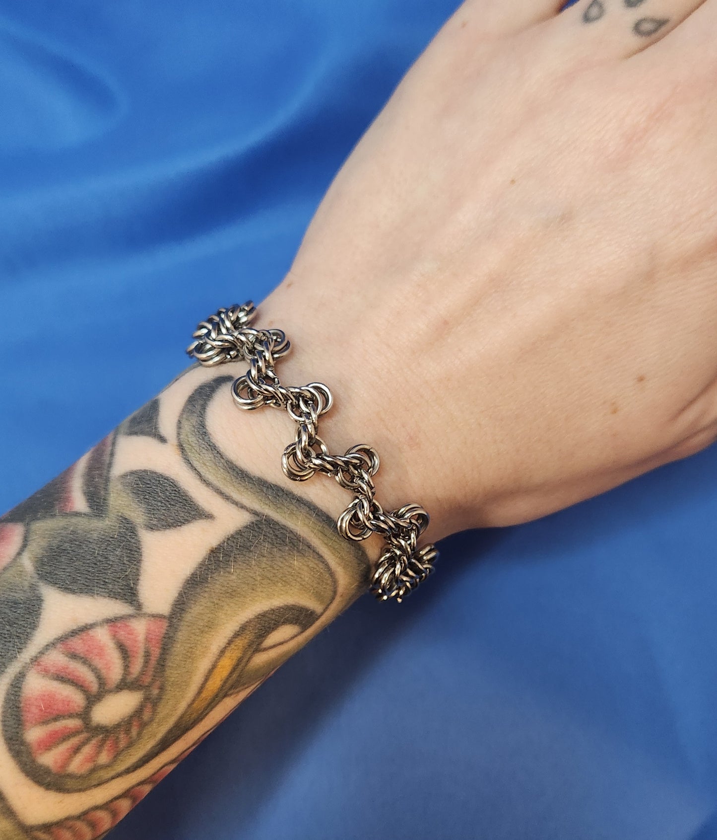 Bracelet staggered byzantine