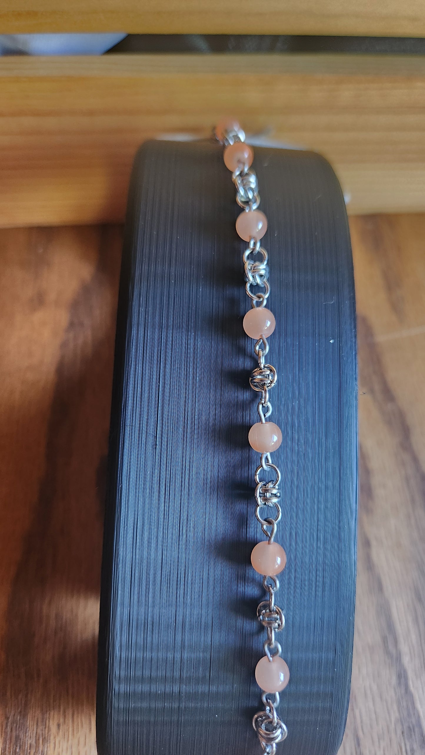 Bracelet Barrel and Beads (orange)
