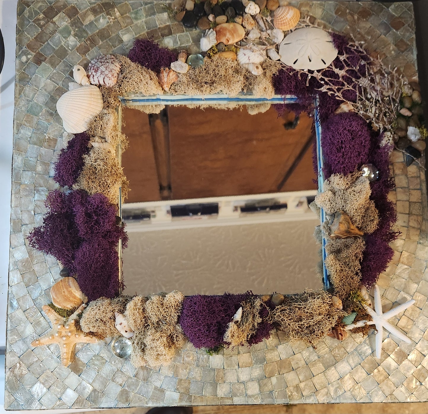 Nautical Moss Mirror
