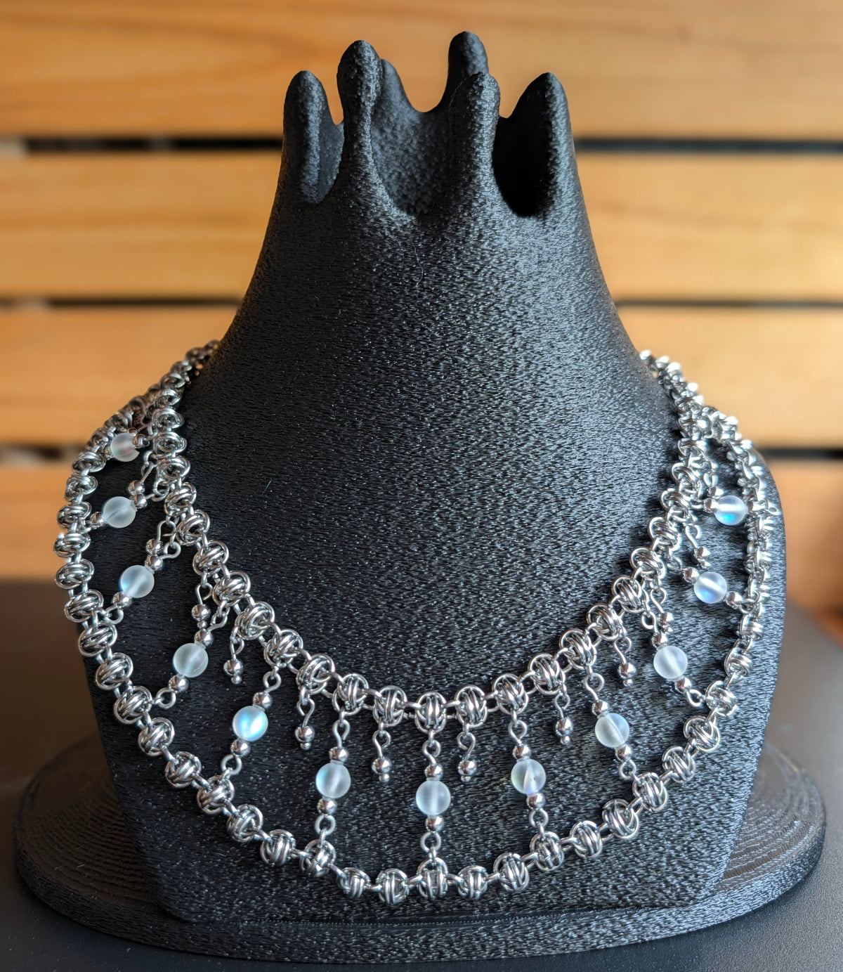 Collar Choker with Flash beads