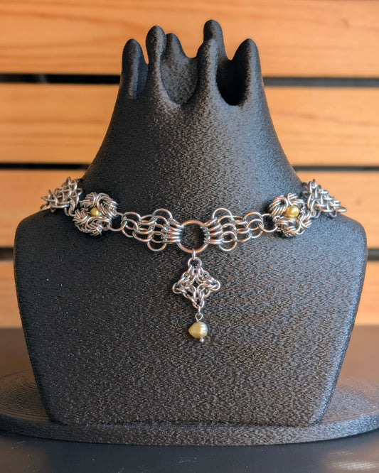 Baroque inspired necklace