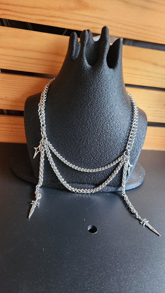 Layered Charms necklace