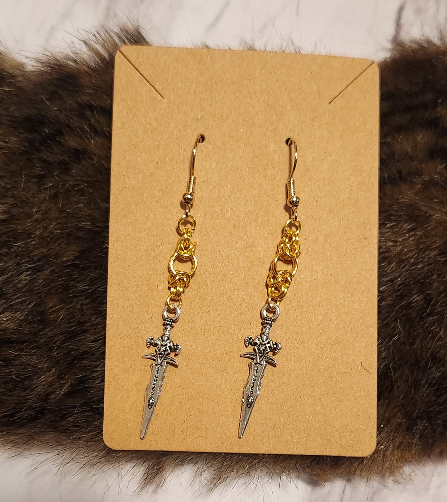 Chain Maille Ear Rings