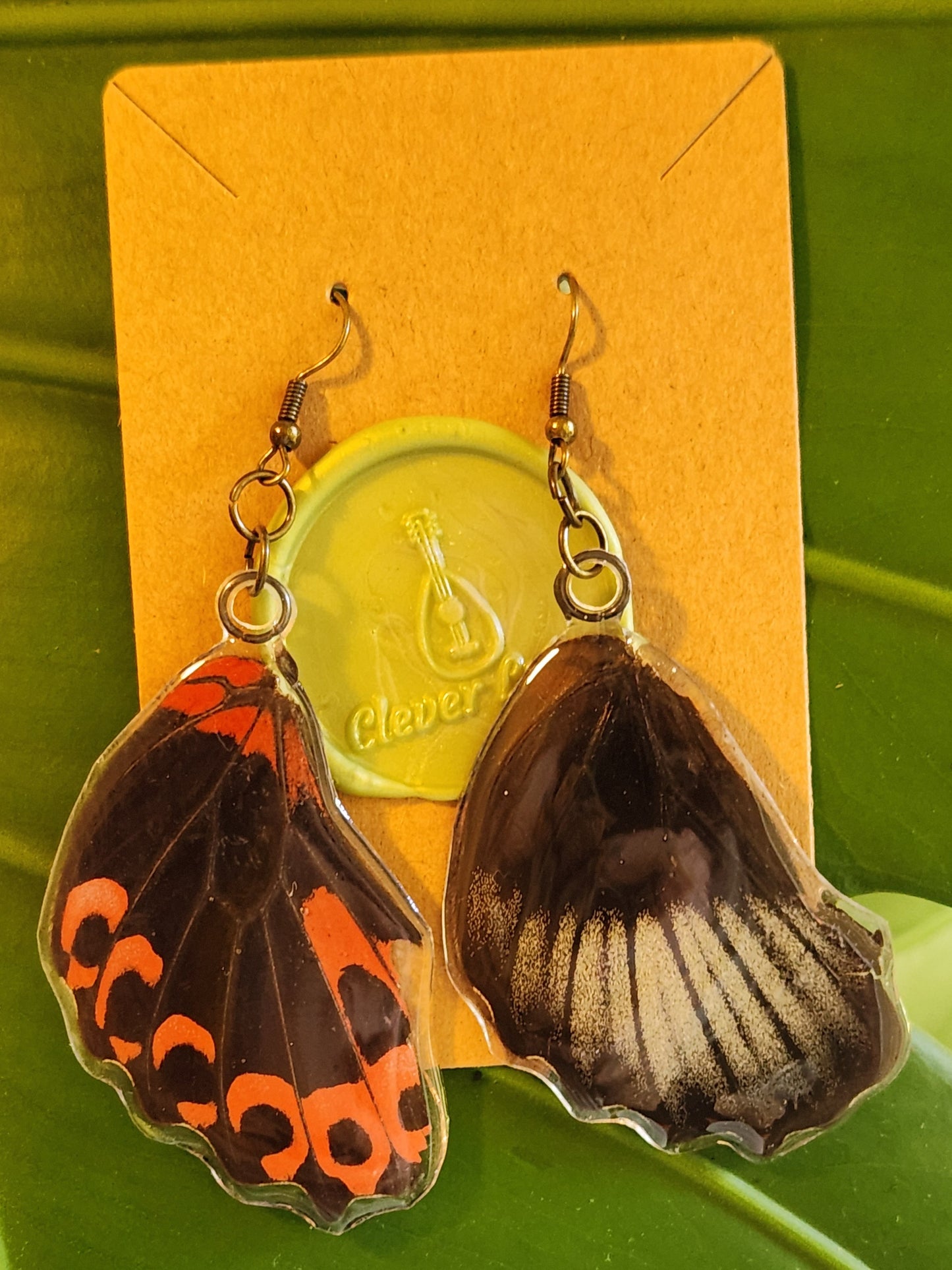 Brilliant red ear-wings