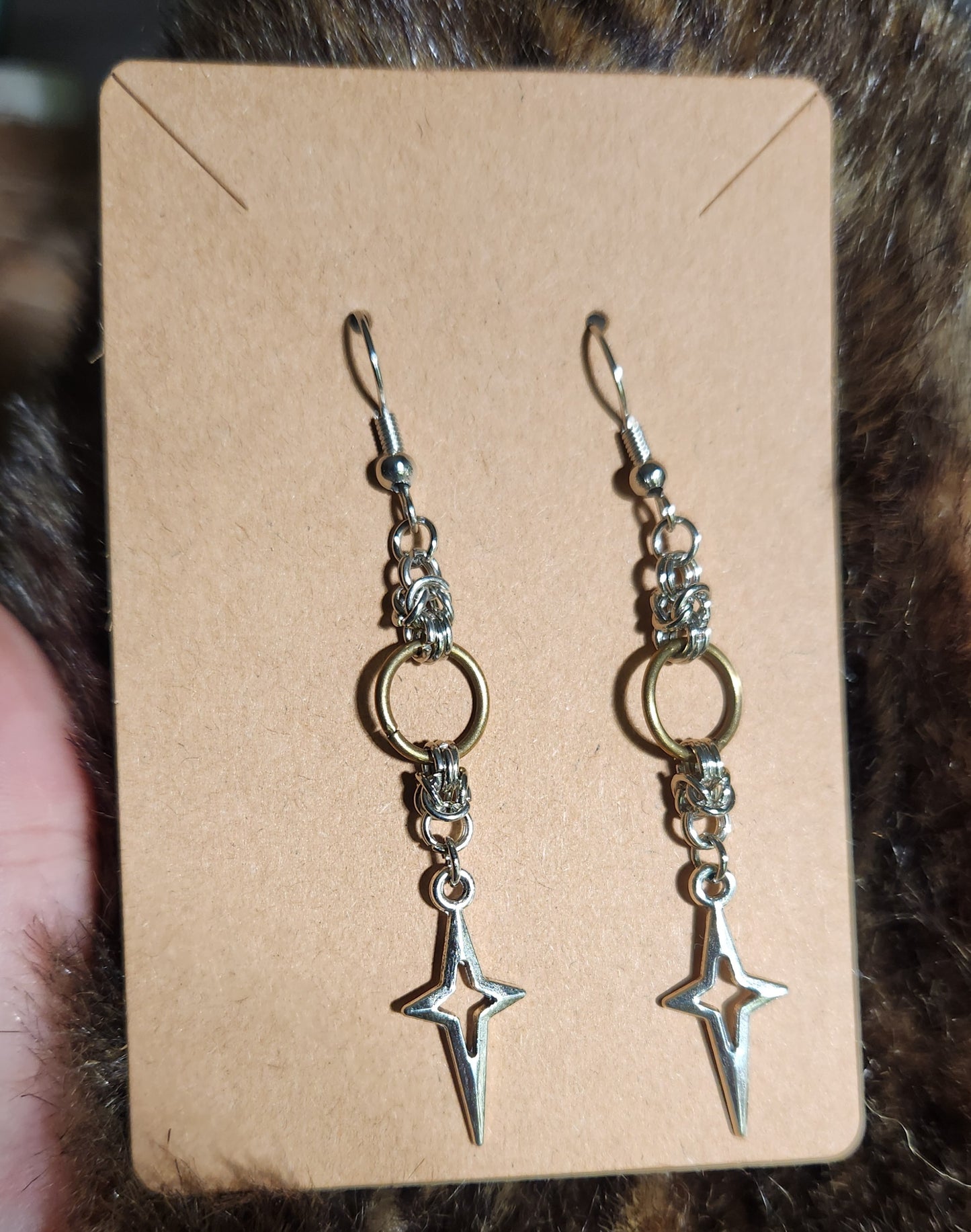 Chain Maille Ear Rings