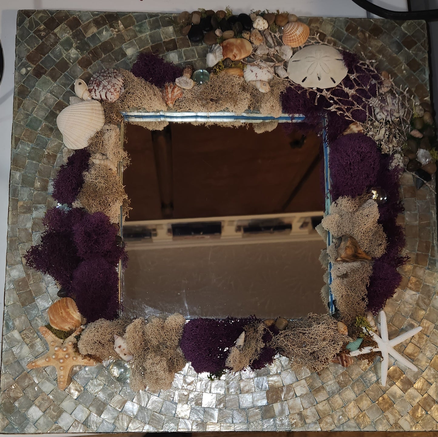Nautical Moss Mirror
