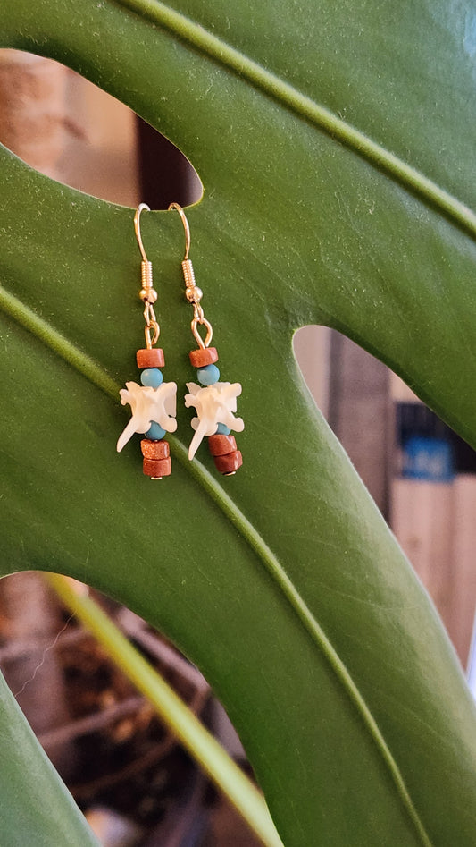 Snake vertebrae Earrings