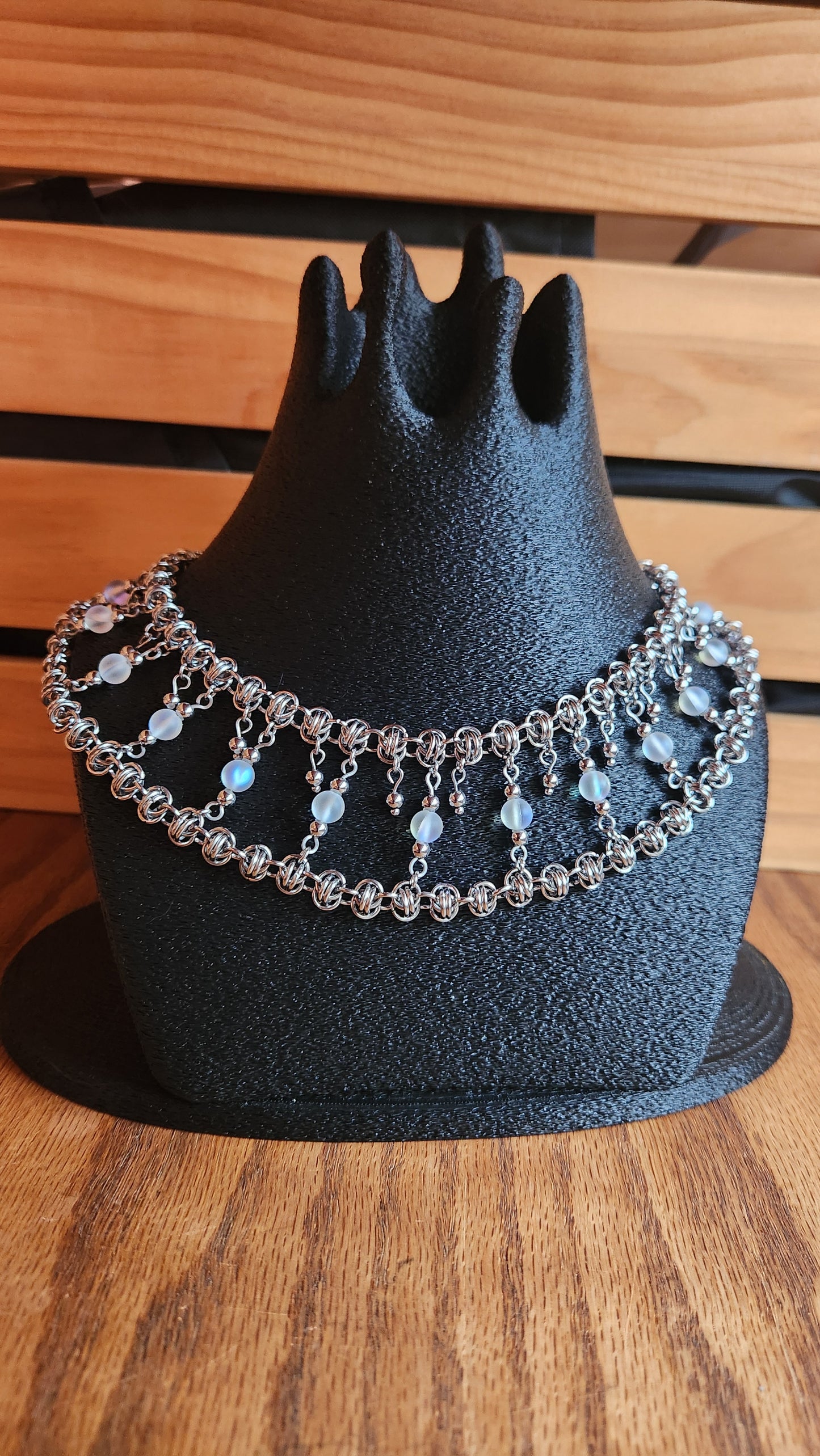 Collar Choker with Flash beads