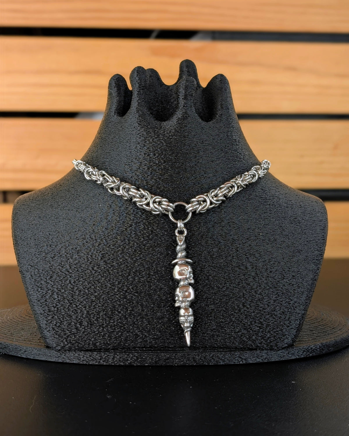 Snake pendant 15 inch