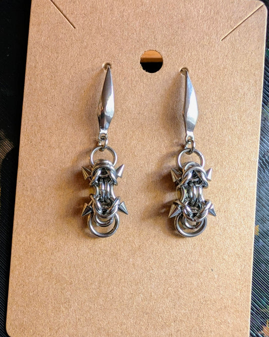 Spike hook earrings