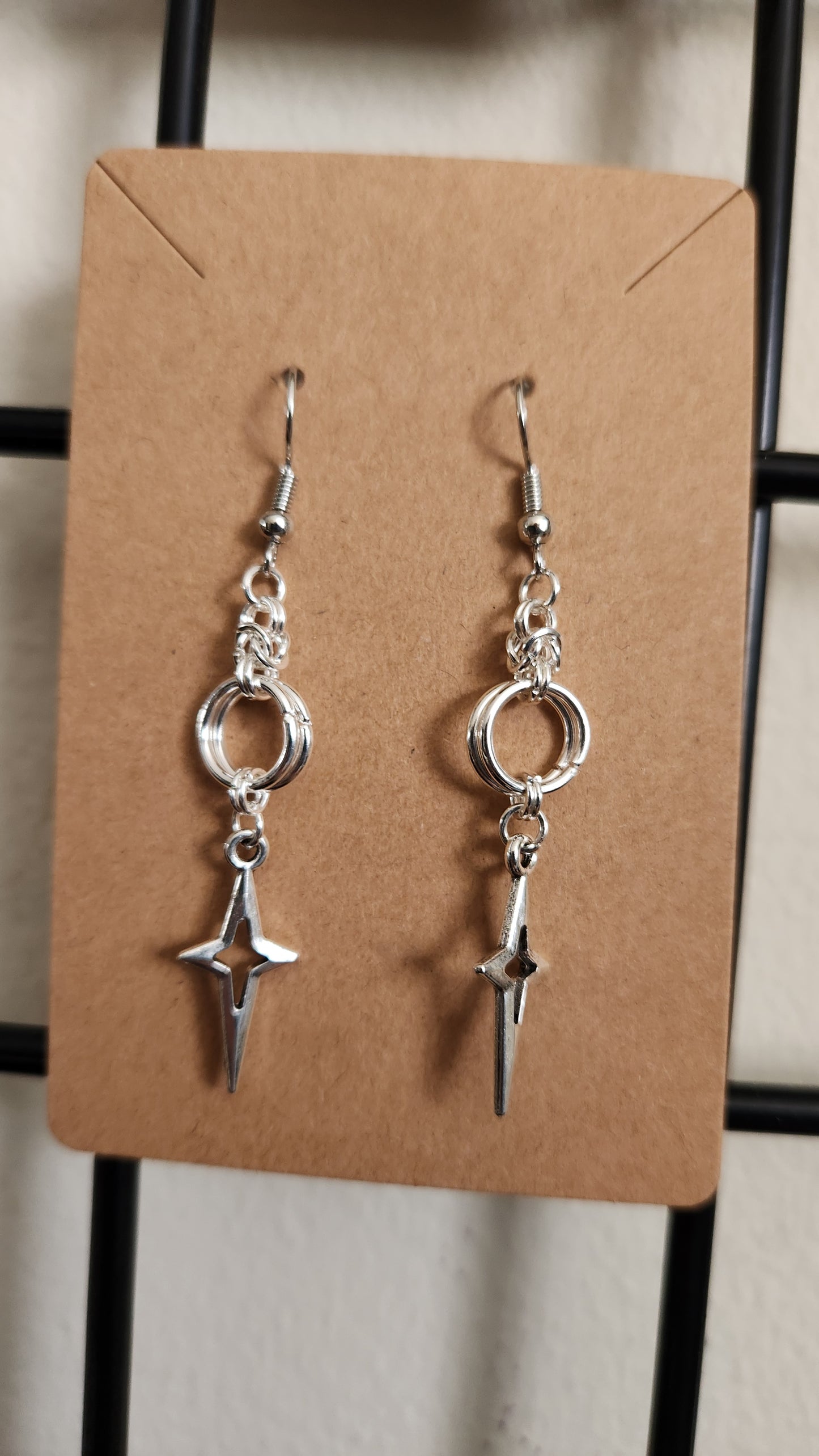 Chain Maille Ear Rings